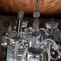 lampadario vetro soffiato 