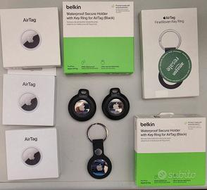 Tre Apple Airtag con relative cover