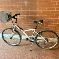 Bici + cestino in metallo + campanello