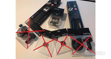 Accessori GOPRO originali MAI utilizzati