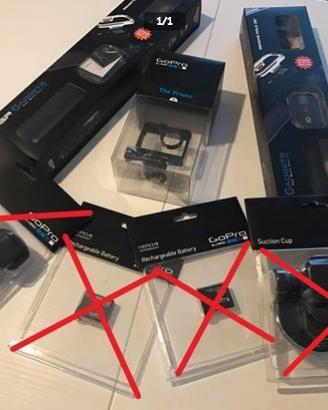 Accessori GOPRO originali MAI utilizzati