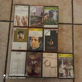Lucio Battisti n. 10 audiocassette usate