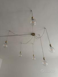 Lampadario moderno a sospensione 6 luci