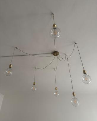 Lampadario moderno a sospensione 6 luci
