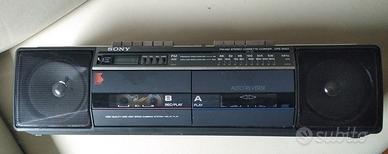 Sony CFS-W401 SoundrideR AM/FM, doppia cassetta