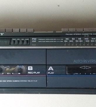 Sony CFS-W401 SoundrideR AM/FM, doppia cassetta