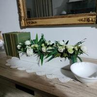 Set libri vintage verde oro decorativi – 5 volumi