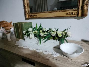 Set libri vintage verde oro decorativi – 5 volumi