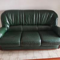 Divano e poltrone in vera pelle