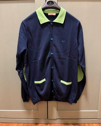 Cardigan blu da uomo