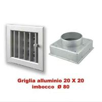 Bocchetta griglia ventilazione camino stufa pellet