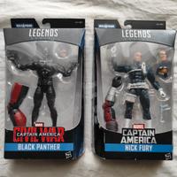 Marvel Legends Figure Nick Fury Black Panther Capt