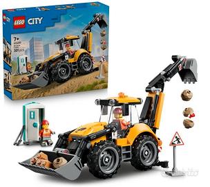 LEGO City Scavatrice da Cantiere Gialla - Veicolo 