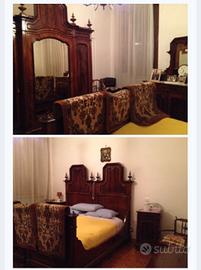 Camera nobiliare d'antiquariato (letto e armadio)