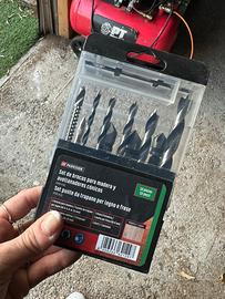 Set punte da trapano per legno e frese