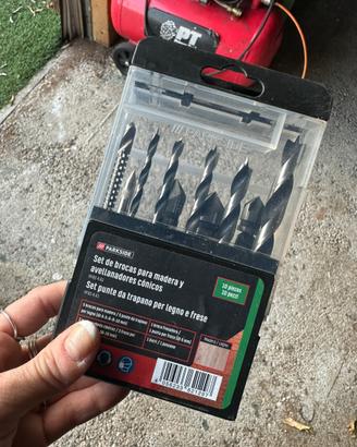 Set punte da trapano per legno e frese