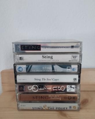 Lotto Sting - 7 musicassette 