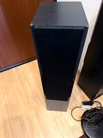 Casse con struttura in legno nero