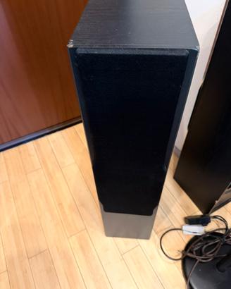 Casse con struttura in legno nero