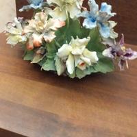 soprammobile fiori capodimonte 