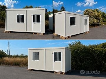 Box prefabbricati coibentati 5x2,40 m - Ufficio /