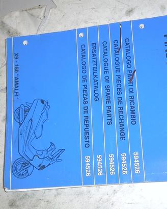 CATALOGO PARTI DI RICAMBIO X9 PIAGGIO 594526