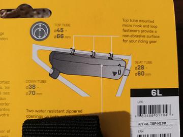 Borsa bike packing TOPEAK 6L