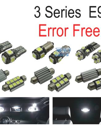 KIT 17 LAMPADE LED INTERNE BMW SERIE 3 E90 SEDAN 3