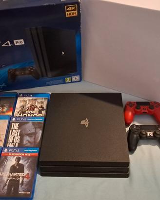 Playstation 4 Pro + 6 giochi