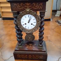 bel orologio pendola parigina 4 colonne in legno