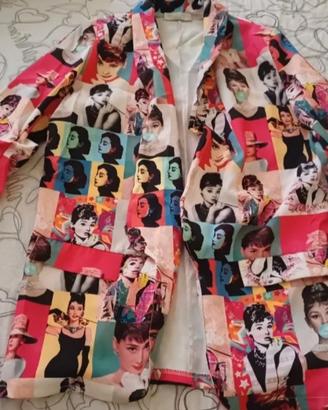 Giacca fantasia Audrey Hepburn tg M