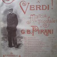 Spartito musicale Gloria a  Verdi