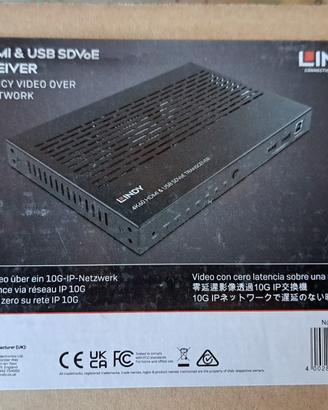 LINDY 38365 Extender, trasmettitore SDVoE HDMI 4K6