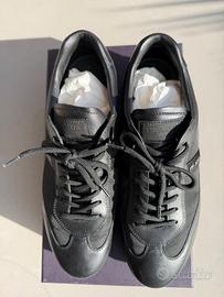 Sneakers Prada 4E2065 nere in pelle e nylon, EU 42