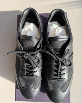Sneakers Prada 4E2065 nere in pelle e nylon, EU 42