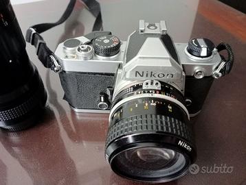 Macchina fotografica Nikon FN prima serie + access