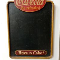antica lavagnetta coca cola