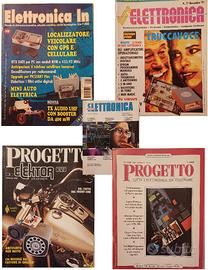 collezione  giornali di elettronica e informatica