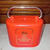 salvadanaio plastica rossa cassa risparmio Firenze