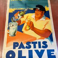 Manifesto pubblicitario Pastis Olive