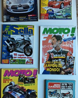 Riviste vintage: Quattroruote, Al Volante, Moto...