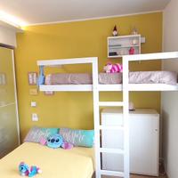 Letto a castello  a 3 posti di design