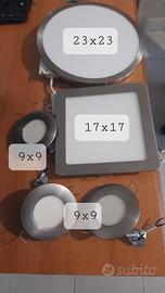 LAMPADE   LED   AD  INCASSO DI VARIE MISURE