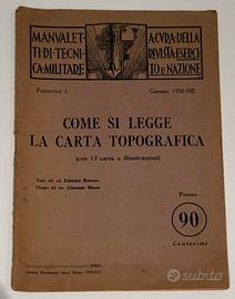 Come si legge la carta topografica
