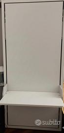 LETTO A SCOMPARSA RIBALTABILE CLEI CON SCRIVANIA