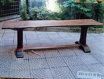 antico tavolo a ciabatta 