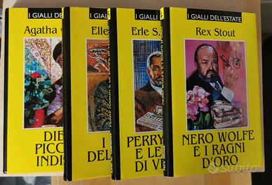 Set di quattro libri gialli