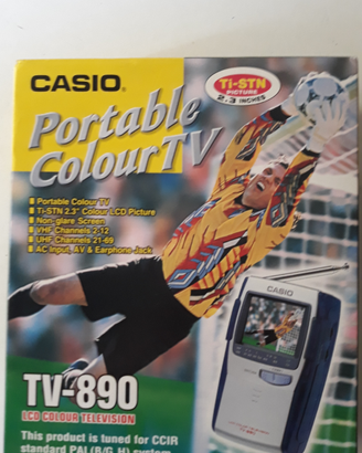 Tv color CASIO 890 portatile funzionanti