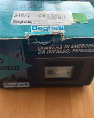 Lampada di emergenza da incasso estraibile Beghell