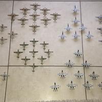 Collezione aerei militari in metallo
